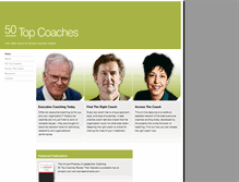 Tablet Screenshot of 50topcoaches.com